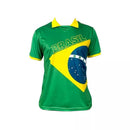 Camisa Retrô Polo Bandeira do Brasil