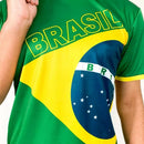 Camisa Retrô Polo Bandeira do Brasil