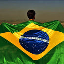 Bandeira do Brasil em Tecido Cetim - Cores Vibrantes