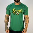 Camiseta Brasil Dry Fit Proteção UV 50+