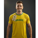 Camiseta Brasil Dry Fit Torcedor Premium Masculina